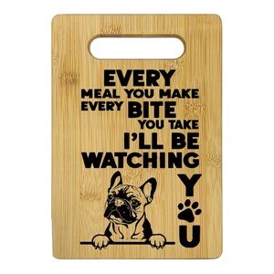 French Bulldog Dog Bamboo Cutting Board